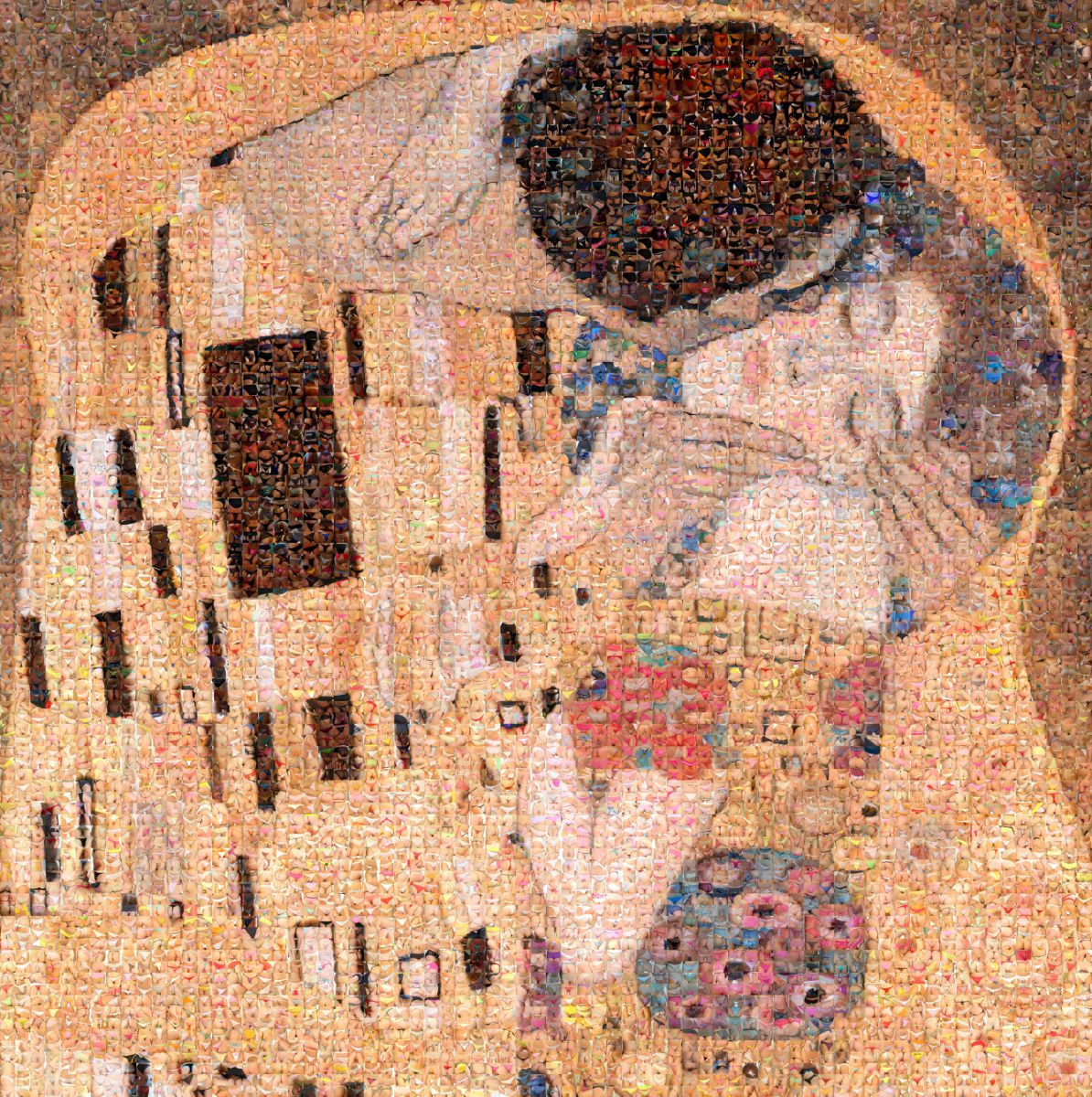 The Kiss - Tribute to Klimt 