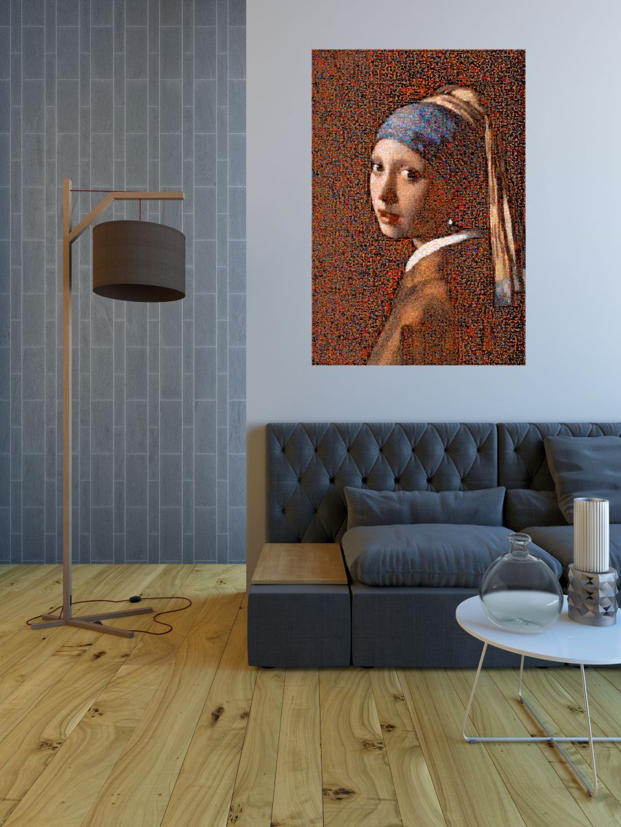 The girl with the pearl earring - Tribute to Vermeer 