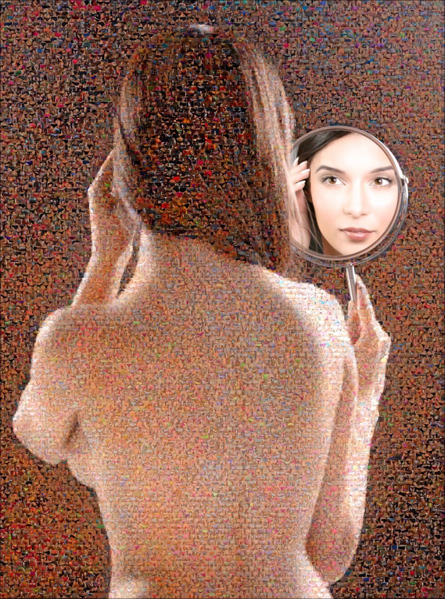 Behind the mirror